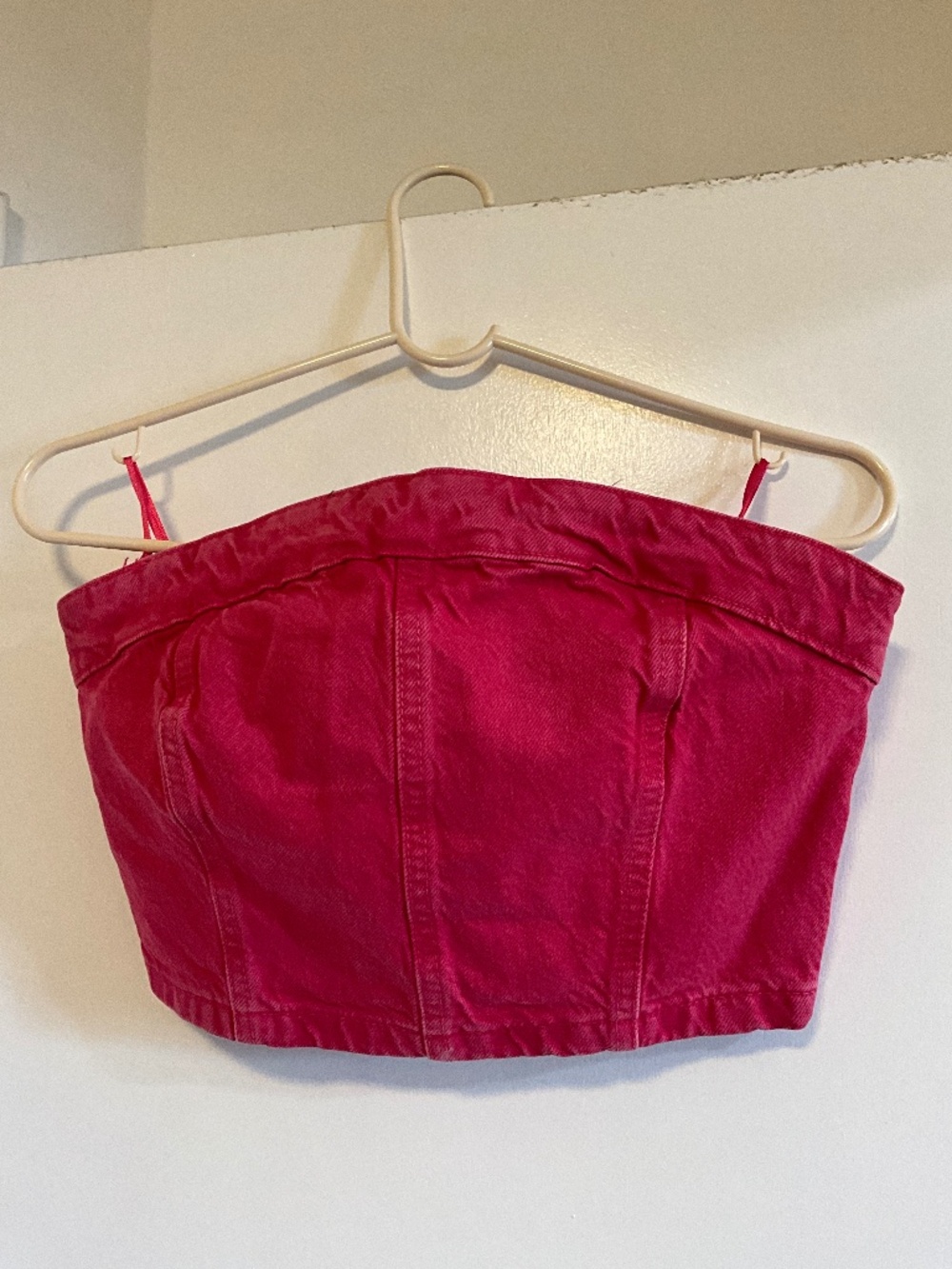 S Zara Pink Jean Bustier